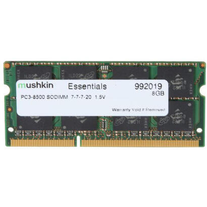 memoria-ram-mushkin-so-dimm-8gb-ddr3-essentials-1-x-8-gb-1066-mhz
