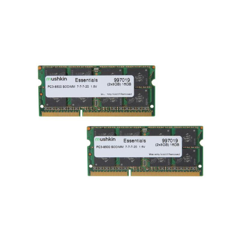 memoria-ram-mushkin-so-dimm-16gb-ddr3-essentials-2-x-8-gb-1066-mhz