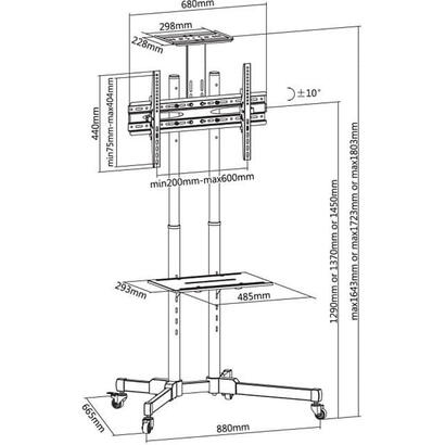 techly-ica-tr16t-soporte-para-pantalla-de-senalizacion-1778-cm-70-negro