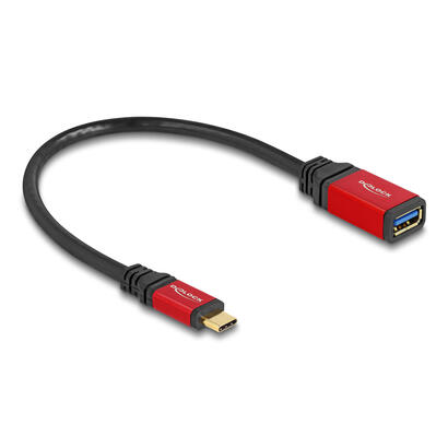 delock-10gbps-adaptador-usb-type-c-m-zu-usb-typ-a-h-15cm-rot
