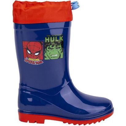 botas-lluvia-pvc-marvel-blue-talla-25