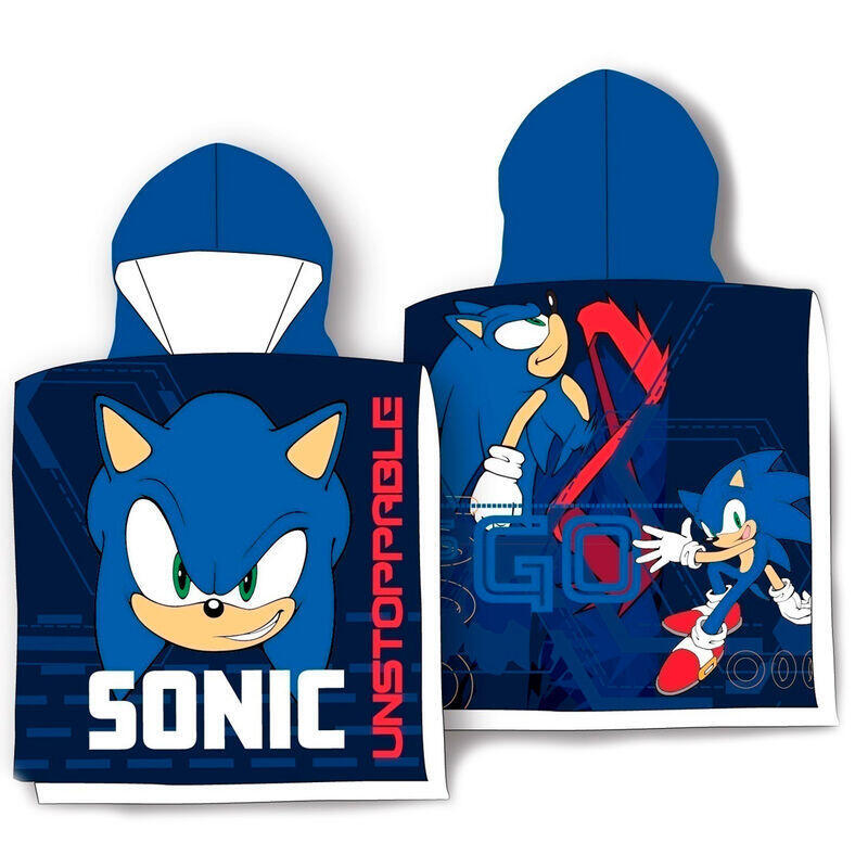 poncho-toalla-sonic-the-hedgehog-algodon