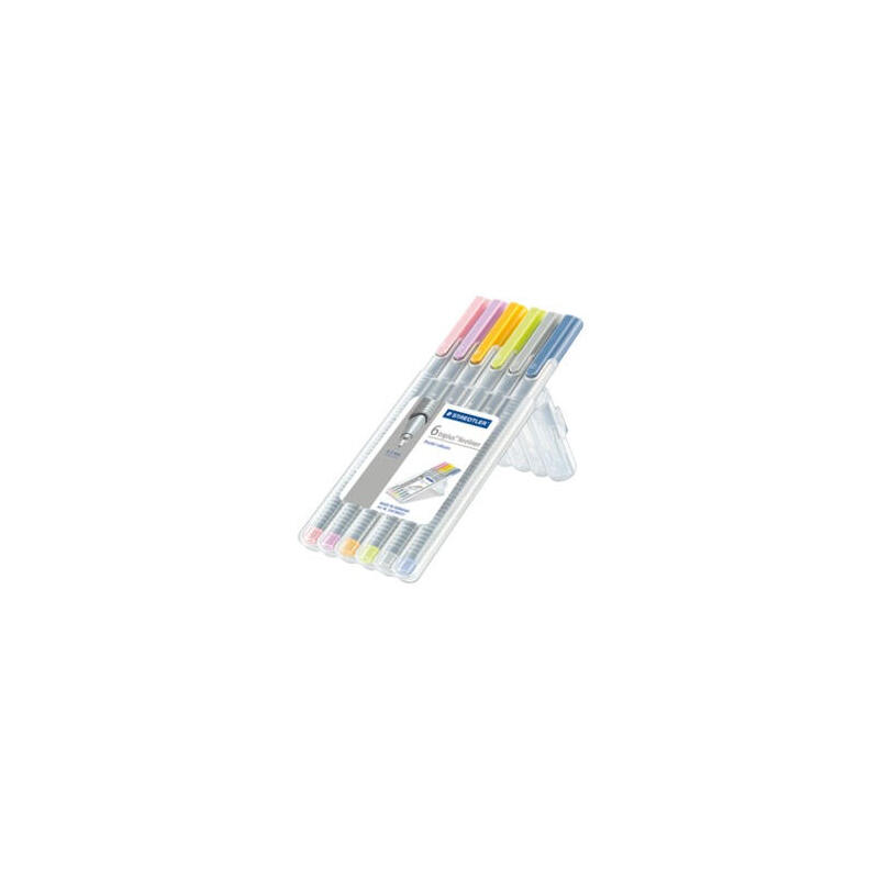 staedtler-triplus-fineliner-334-rotulador-de-punta-fina-multi-6-piezas