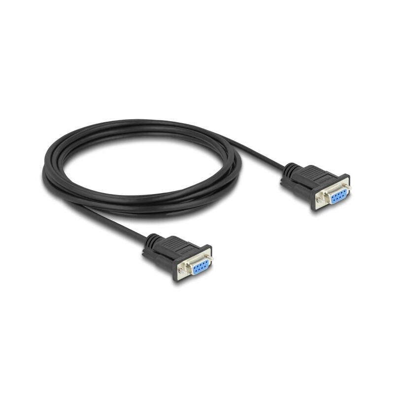 delock-86825-cable-serie-rs-232-d-sub9-hembra-a-hembra-3-m