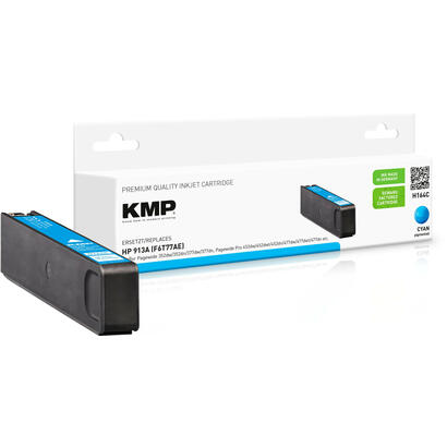 tinta-kmp-hp-913a-f6t77ae-cyan-3000-s-h164c-refilled