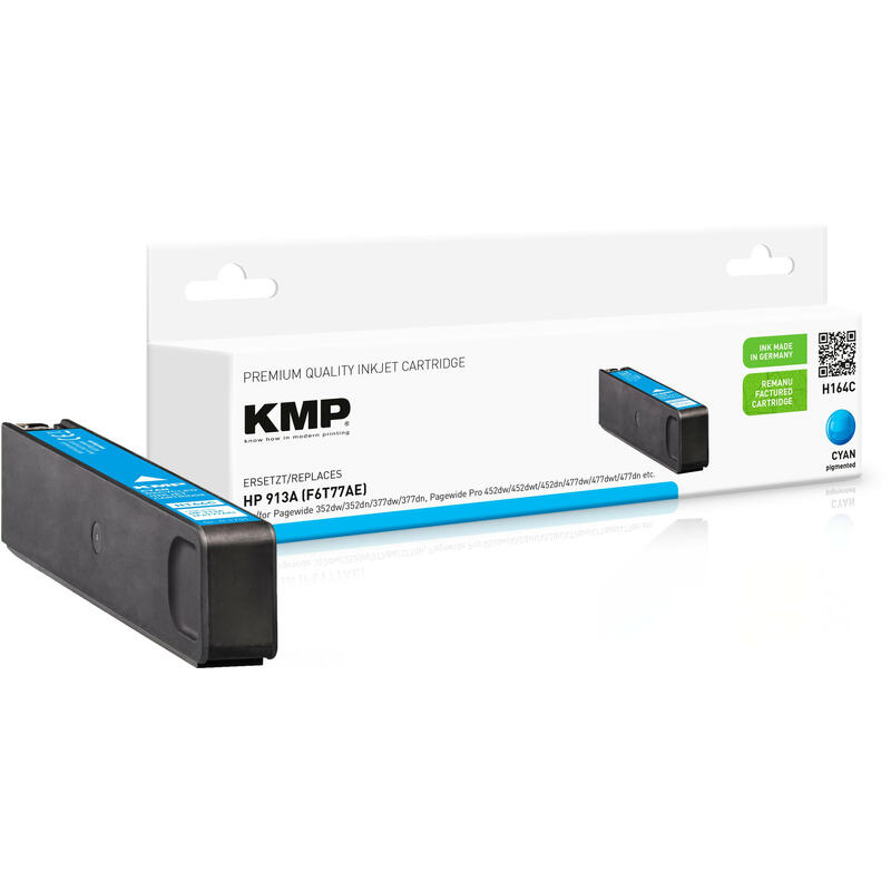 tinta-kmp-hp-913a-f6t77ae-cyan-3000-s-h164c-refilled