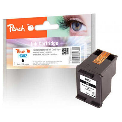 tinta-peach-negra-pi300-649-compatible-con-hp-302-f6u66a-pi300-649