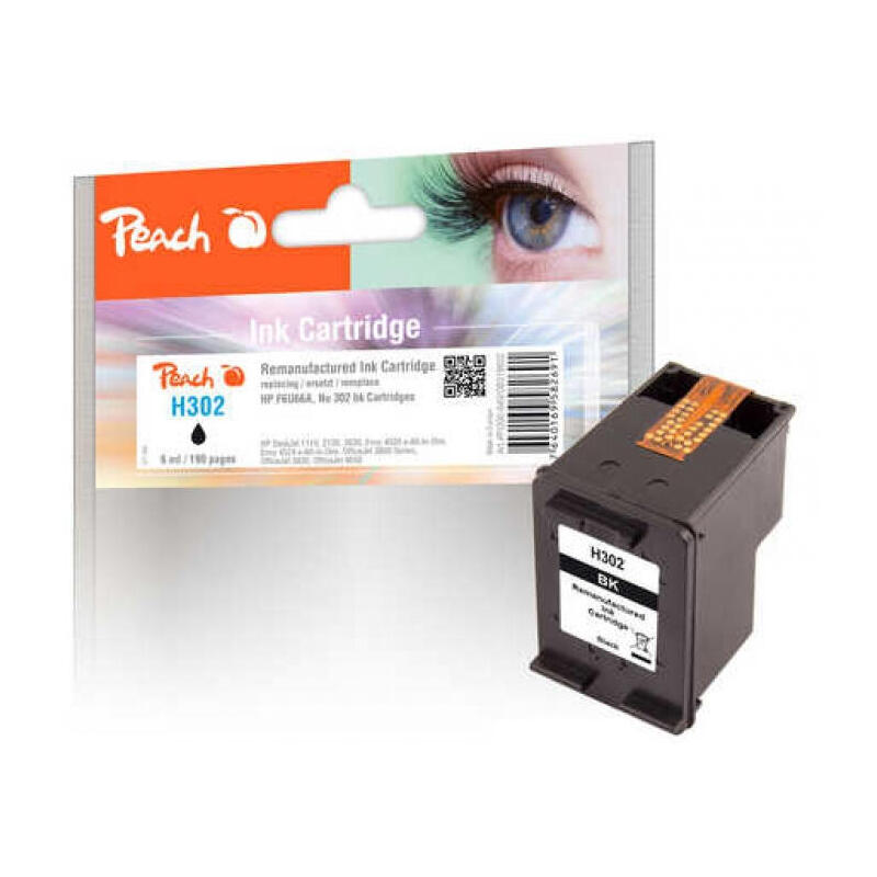 tinta-peach-negra-pi300-649-compatible-con-hp-302-f6u66a-pi300-649