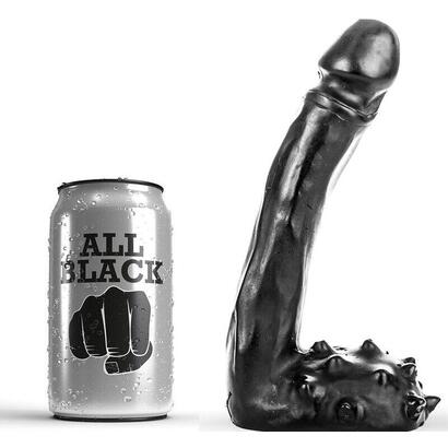 all-black-dildo-realistico-19-cm