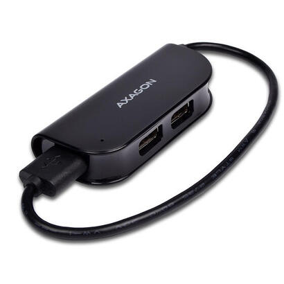 axagon-hue-x4b-usb-a-hub-4x-usb-20-20-cm-negro