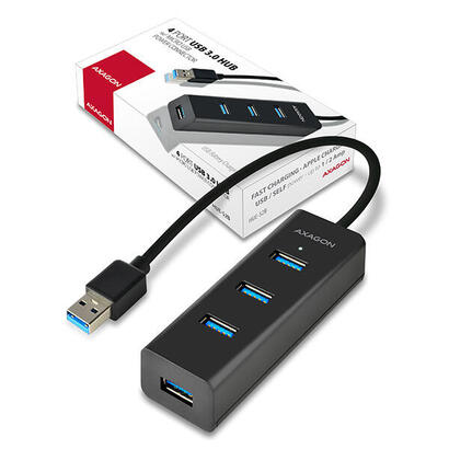 axagon-hue-s2b-usb-a-hub-4x-usb-30-externe-mromversorgung-30-cm