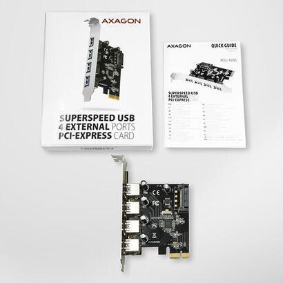 axagon-pceu-430vl-controlador-pcie-4-puertos-usb-32-gen-1-uasp