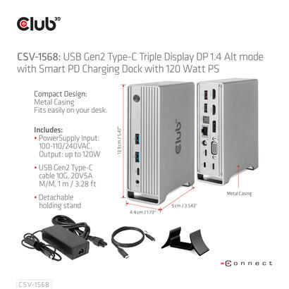 club-3d-dockingstation-usb-c-vga-2-x-hdmi-dp