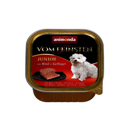 comida-humeda-para-perros-animonda-vom-feinsten-junior-beef-with-poultry-150-g