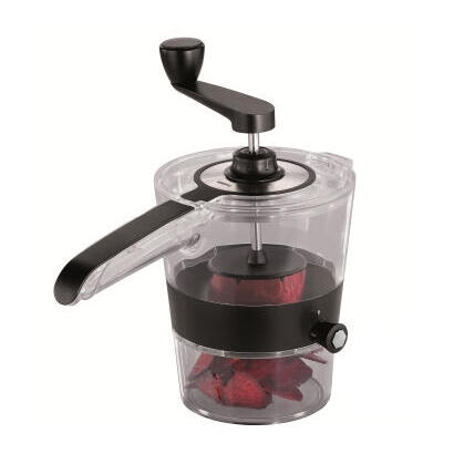 gefu-spiralfix-rebanadora-manual-negro-transparente-acero-inoxidable