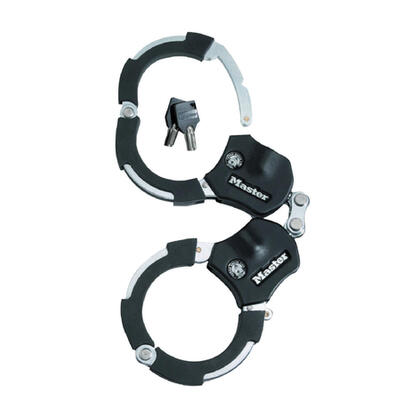 master-lock-street-cuff-slot-negro-plata-360-mm-candado-de-herradura