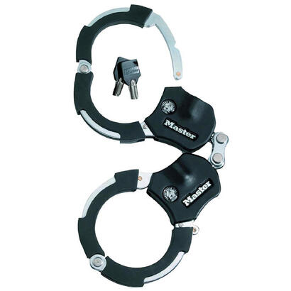 master-lock-street-cuff-slot-negro-plata-360-mm-candado-de-herradura