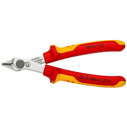 alicates-knipex-electronic-super-knips-78-06-125-electronicos-rojoamarillo-con-resorte-de-apertura-y-limitador-de-apertura-78-06