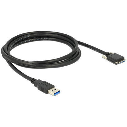delock-83598-cable-usb-30-tipo-a-macho-usb-30-tipo-micro-b-macho-con-tornillos-2-m