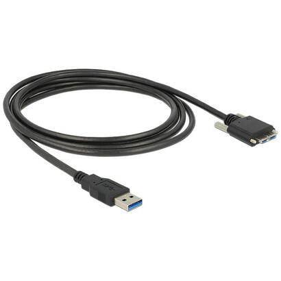 delock-83599-cable-usb-30-tipo-a-macho-usb-30-tipo-micro-b-macho-con-tornillos-3-m