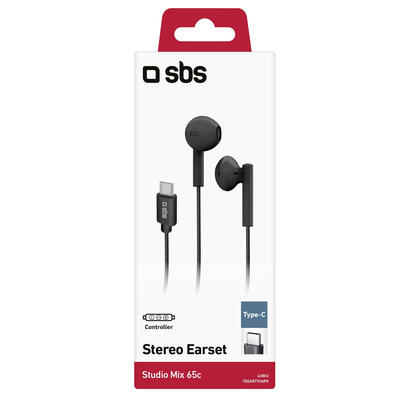 sbs-studio-mix-65c-auriculares-usb-tipo-c-negro