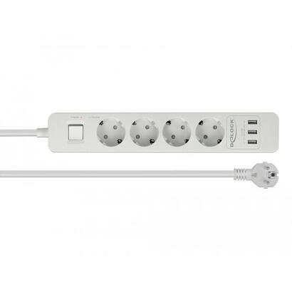 regleta-delock-de-4-vias-3x-usb-blanca-cable-de-15-metros-proteccion-contra-sobretensiones-con-interruptor-11206
