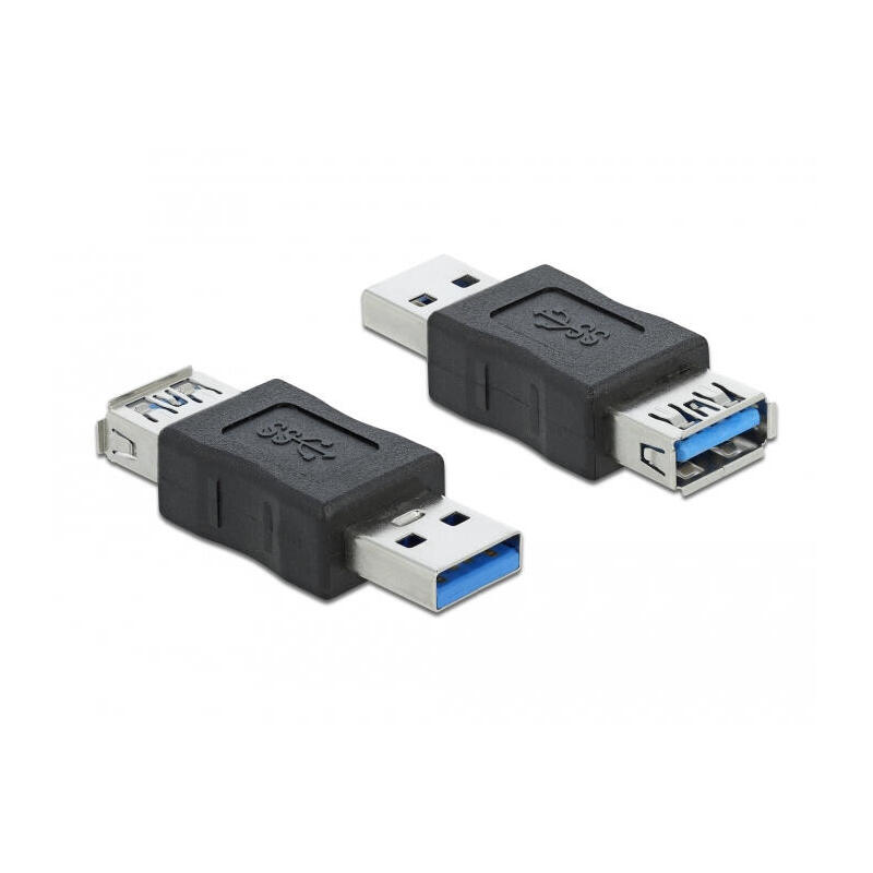 delock-66497-adaptador-usb-30-tipo-a-macho-a-tipo-a-hembra-con-bloqueador-de-datos