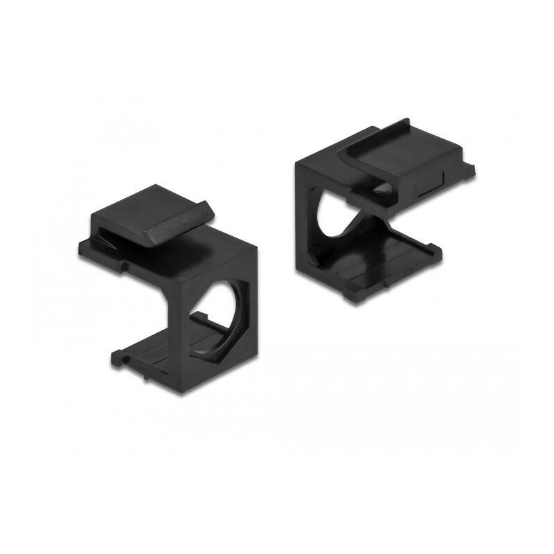 delock-86739-cubierta-keystone-negro-con-97-mm-de-agujero-4-piezas
