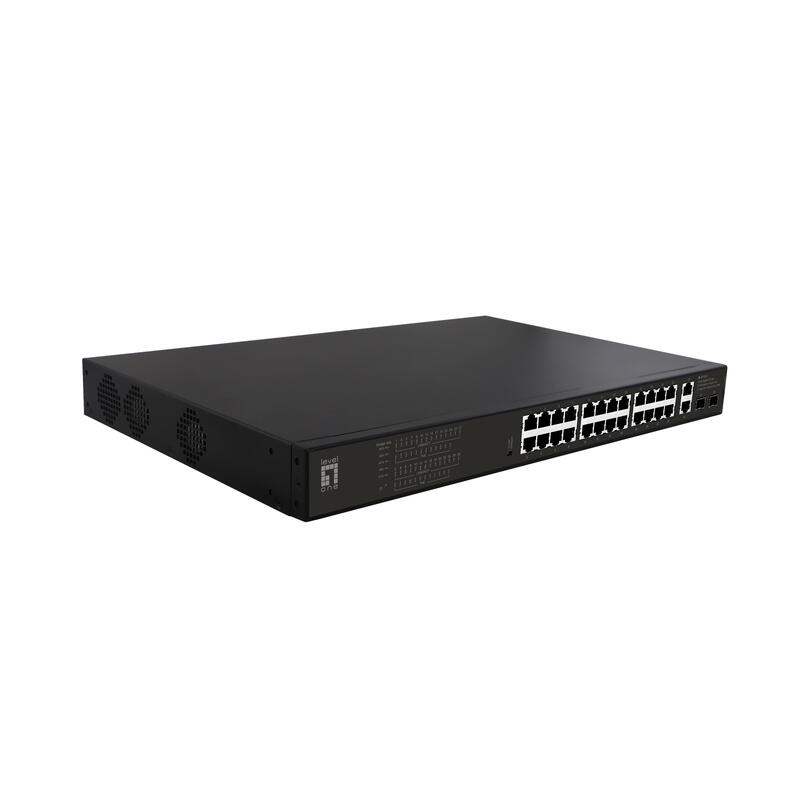 levelone-gep-2821-28-port-gigabit-poe-switch-24-poe-outputs-2x-gigabit-rj45