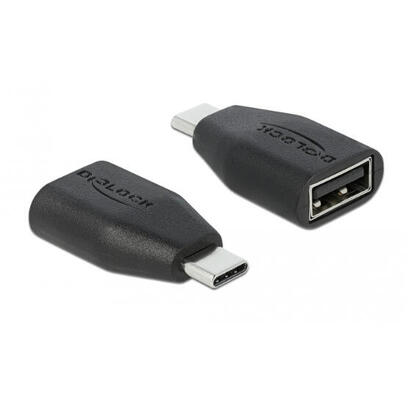 delock-66528-cambiador-de-genero-para-cable-usb-type-c-usb-tipo-a-negro-adaptador-negro-usb-type-c-usb-tipo-a-negro