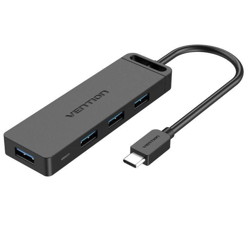 hub-usb-tipo-c-vention-tgkbb-4xusb-1xmicrousb-pd-15cm