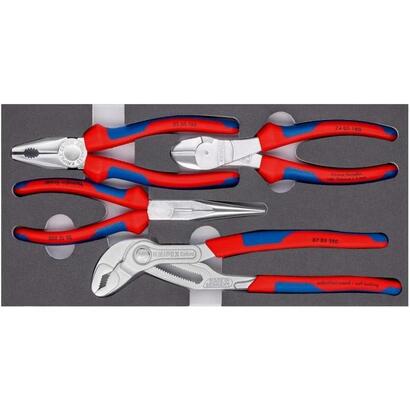 juego-de-alicates-knipex-basic-chrome-002001v17-inserto-de-espuma-cortado-con-precision-de-4-piezas-00-20-01-v17