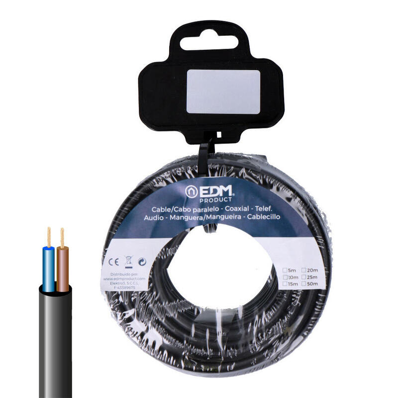 carrete-manguera-acrilica-2x1mm-1000v-negra-25m