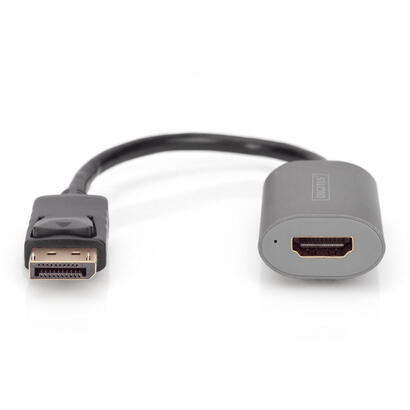 digitus-dp-hdmi-converter-20cm-8k-60hz-grey-aluminum-housing