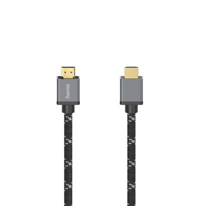 cable-hama-00205240-hdmi-3-m-hdmi-tipo-a-estandar-negro-gris