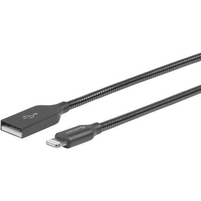 lightning-cable-mfi-05m-steel-8pin-lightning-usb-a-male