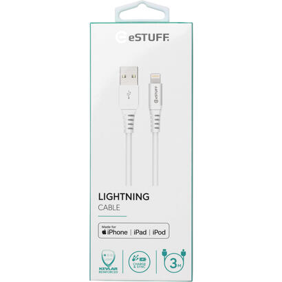 lightning-cable-mfi-3m-whit-8pin-lightning-usb-a-male
