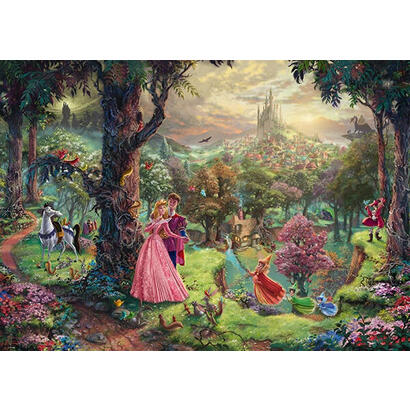 puzzle-schmidt-games-thomas-kinkade-la-bella-durmiente-de-disney-59474