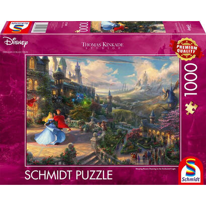 schmidt-spiele-thomas-kinkade-studios-la-bella-durmiente-bailando-bajo-la-luz-encantada-puzzle-disney-dreams-collections-57369