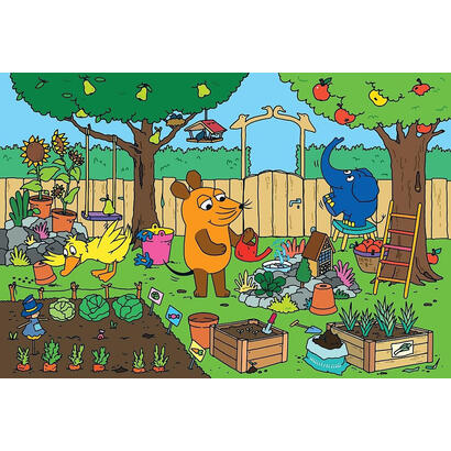 schmidt-spiele-el-raton-un-dia-con-el-raton-puzzle-3x-48-piezas-56394