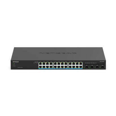 netgear-smart-ms324txup-conmutador-2l3-lite-inteligente-24-x-100100025g-poe-4-x-10-gigabit-sfp-enlace-de-subida-montaje-en-rack-