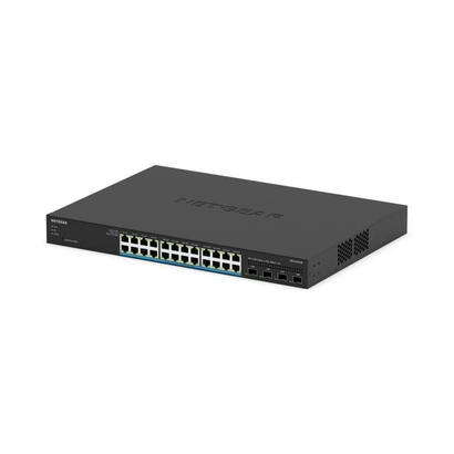 netgear-smart-ms324txup-conmutador-2l3-lite-inteligente-24-x-100100025g-poe-4-x-10-gigabit-sfp-enlace-de-subida-montaje-en-rack-