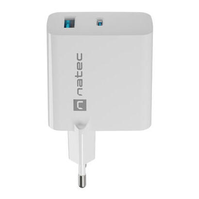 cargador-natec-ribera-gan-65w-pd30-qc30-1xusb-a-1xusb-c-blanco