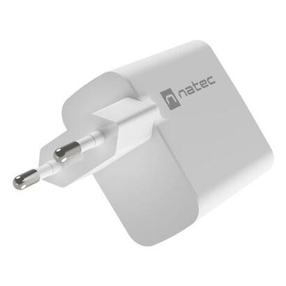 cargador-natec-ribera-gan-65w-pd30-qc30-1xusb-a-1xusb-c-blanco