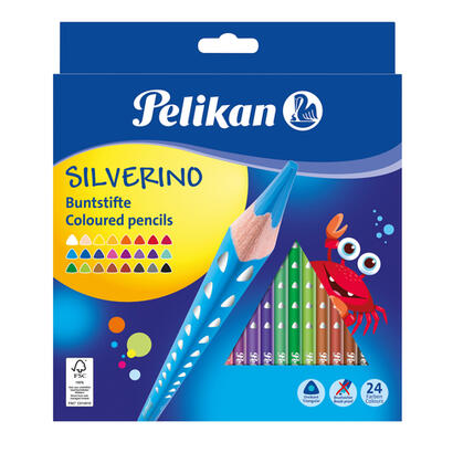 pelikan-700665-lapiz-de-color-negro-azul-marron-verde-gris-azul-claro-verde-claro-multicolor-naranja-melocoton-rosa-purpura-rojo