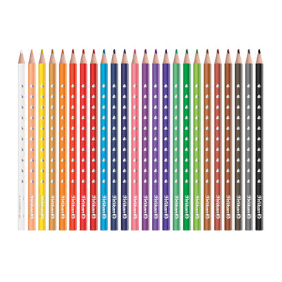 pelikan-700665-lapiz-de-color-negro-azul-marron-verde-gris-azul-claro-verde-claro-multicolor-naranja-melocoton-rosa-purpura-rojo