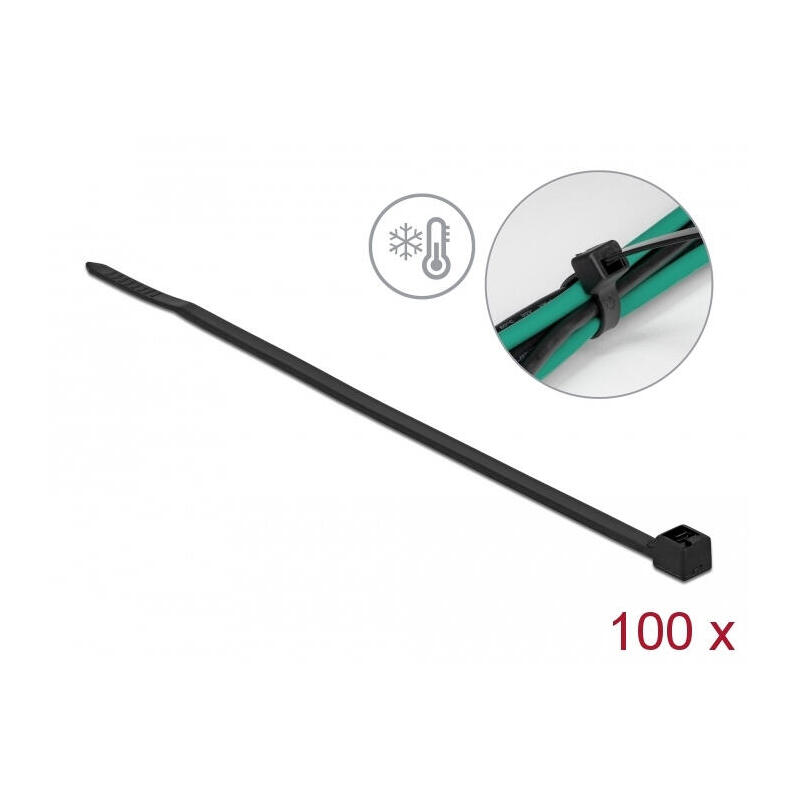 delock-19186-brida-para-cables-resistente-al-frio-la-100-x-an-25-mm-negra-100-piezas