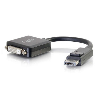c2g-adaptador-convertidor-de-displayport-macho-a-dvi-d-single-link-hembra-20-cm-negro