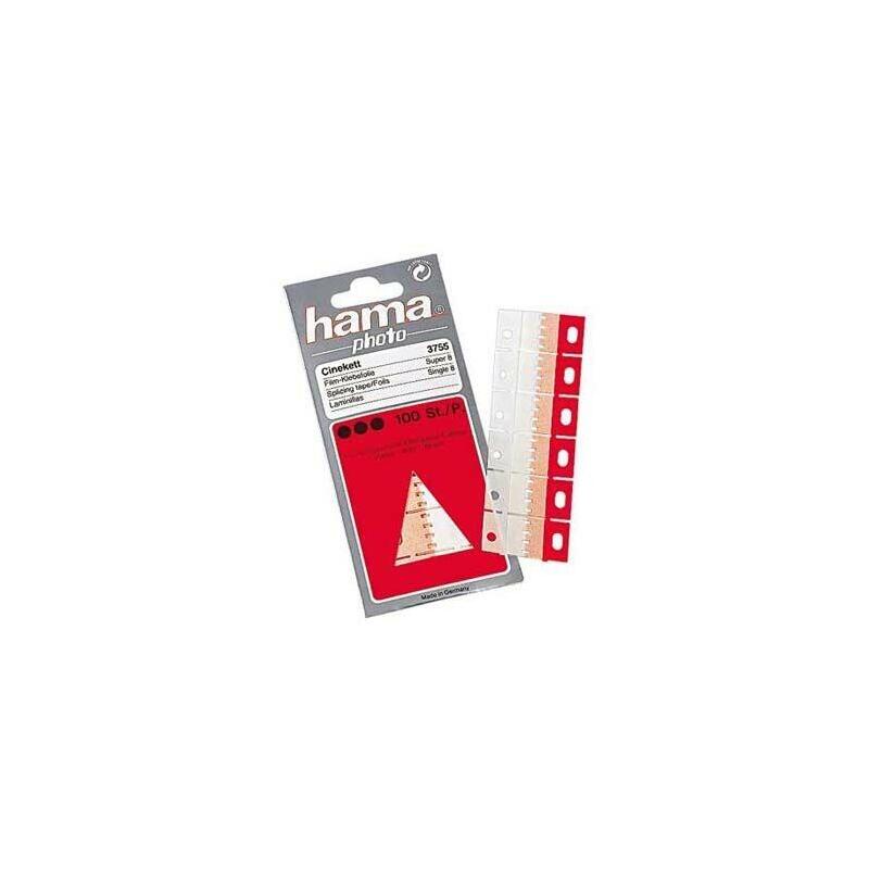 hama-film-splicing-tape-cinekett-plastico-autoahdesivo-100-piezas-rojo-blanco