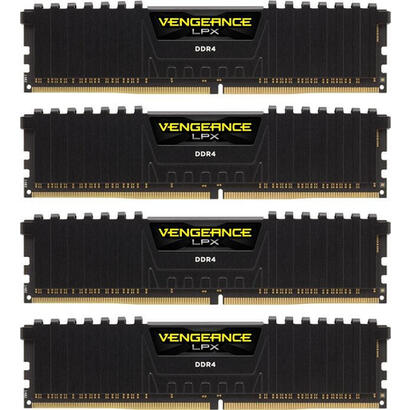 corsair-memoria-64-gb-ddr4-2400-4x-16-gb-kit-cuadruple-ram-negro-cmk64gx4m4a2400c14-vengeance-lpx-intel-xmp-cmk64gx4m4a2400c14